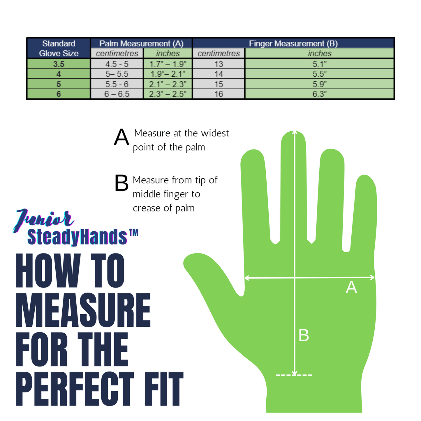 Junior SteadyHands Reithandschuhe